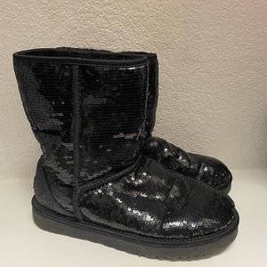 Sequins ugg boots
